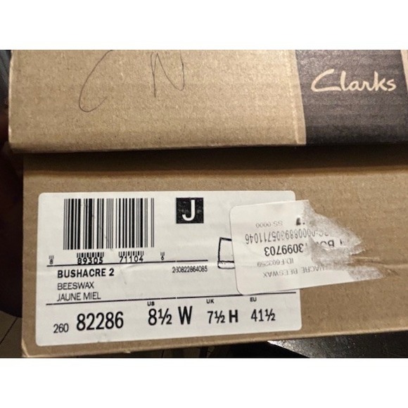 NIB Clark\'s Men‎ Bushacre 2 Beeswax Chocolate Brown Chukka Boot Western Preppy 8 main image 7